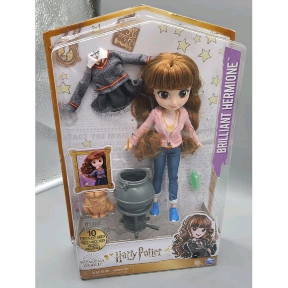 Brilliant Hermione Granger Doll Gift Set Wizarding World Harry Potter 8-In - Picture 8 of 8